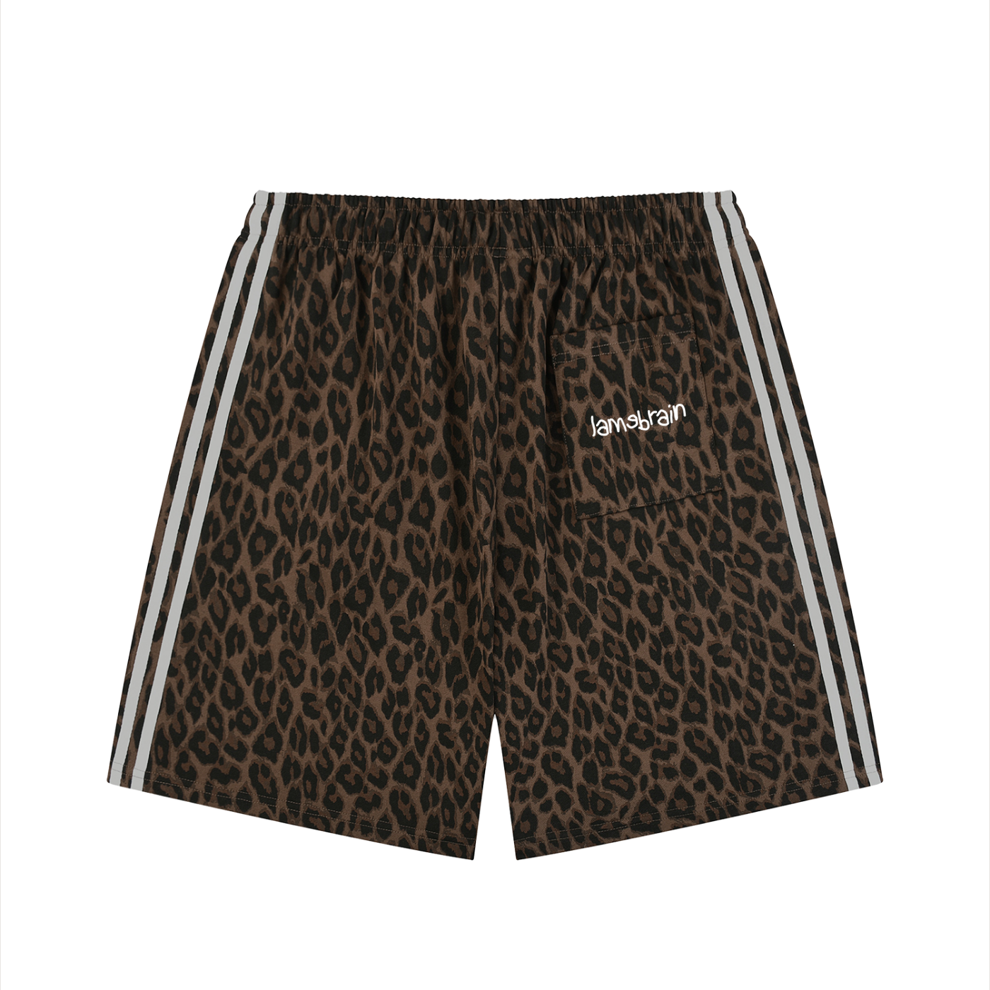 Lamebrain Party Animal graphic skate shorts featuring original all-over artwork on lightweight made-to-order shorts for skateboarding, streetwear, and everyday summer wear.