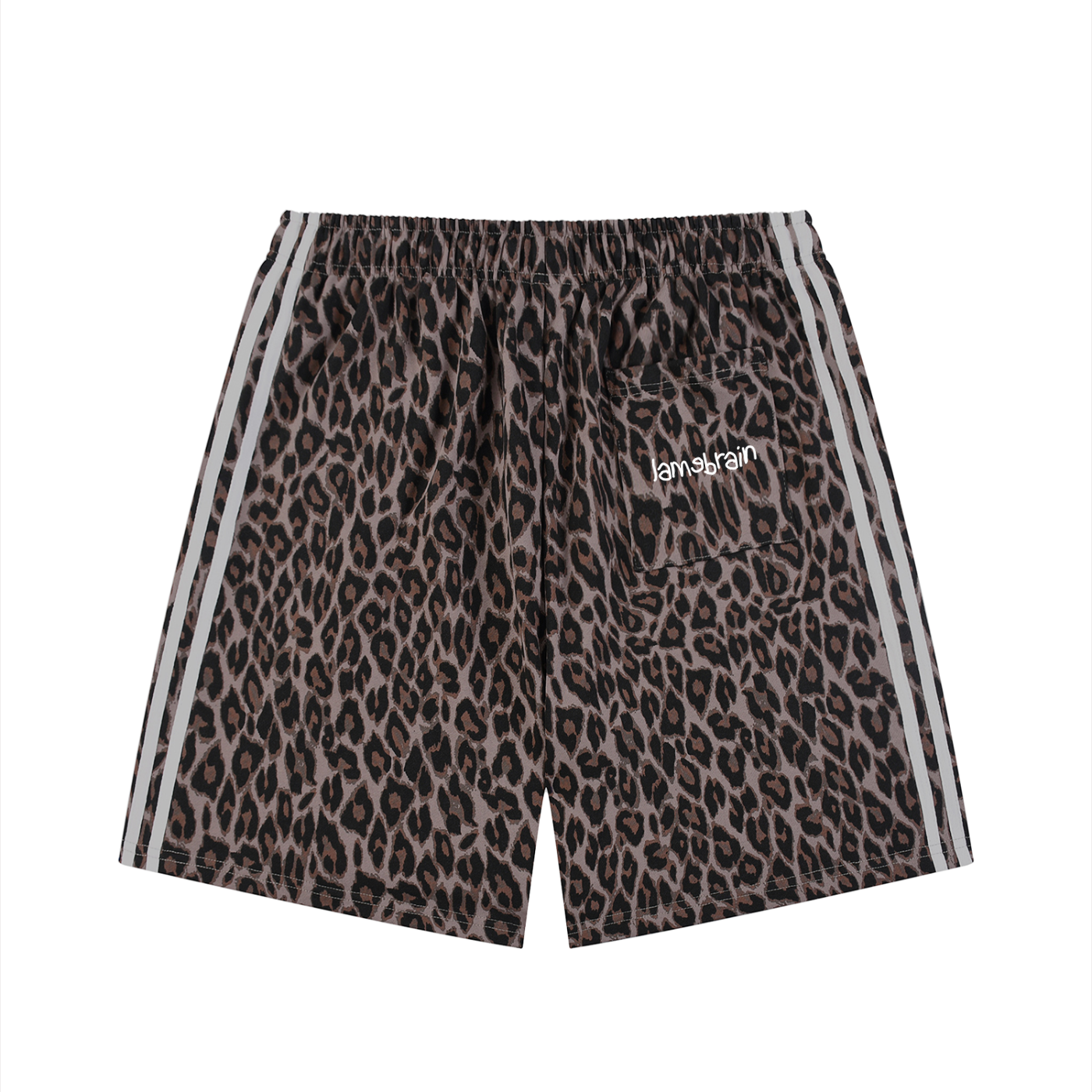 Lamebrain Party Animal graphic skate shorts featuring original all-over artwork on lightweight made-to-order shorts for skateboarding, streetwear, and everyday summer wear.