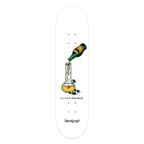 Beer Bong Skateboard by Lamebrain Skateboards